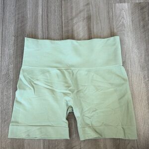 SET Active Sculpt Flex Light Green Bike Shorts